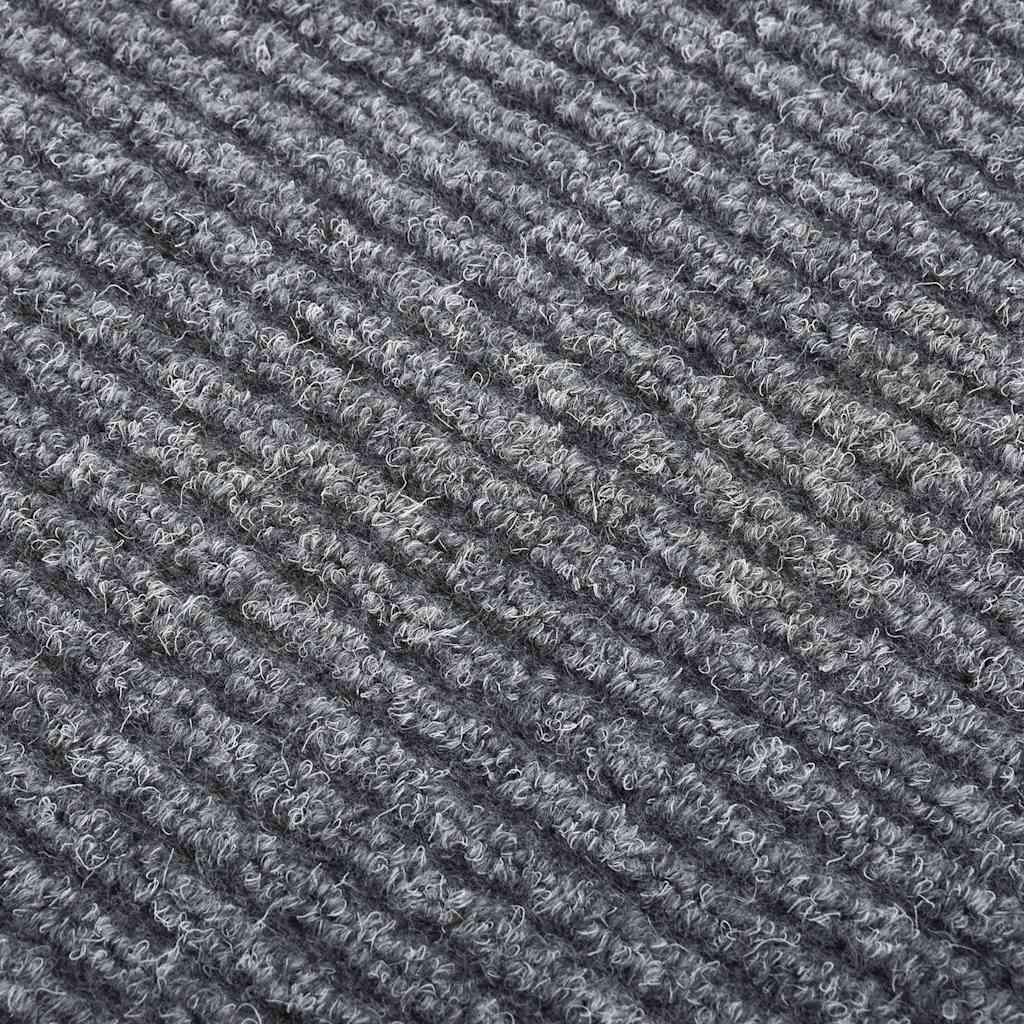 Alfombra de pasillo atrapa suciedad 100x100 cm gris antracita