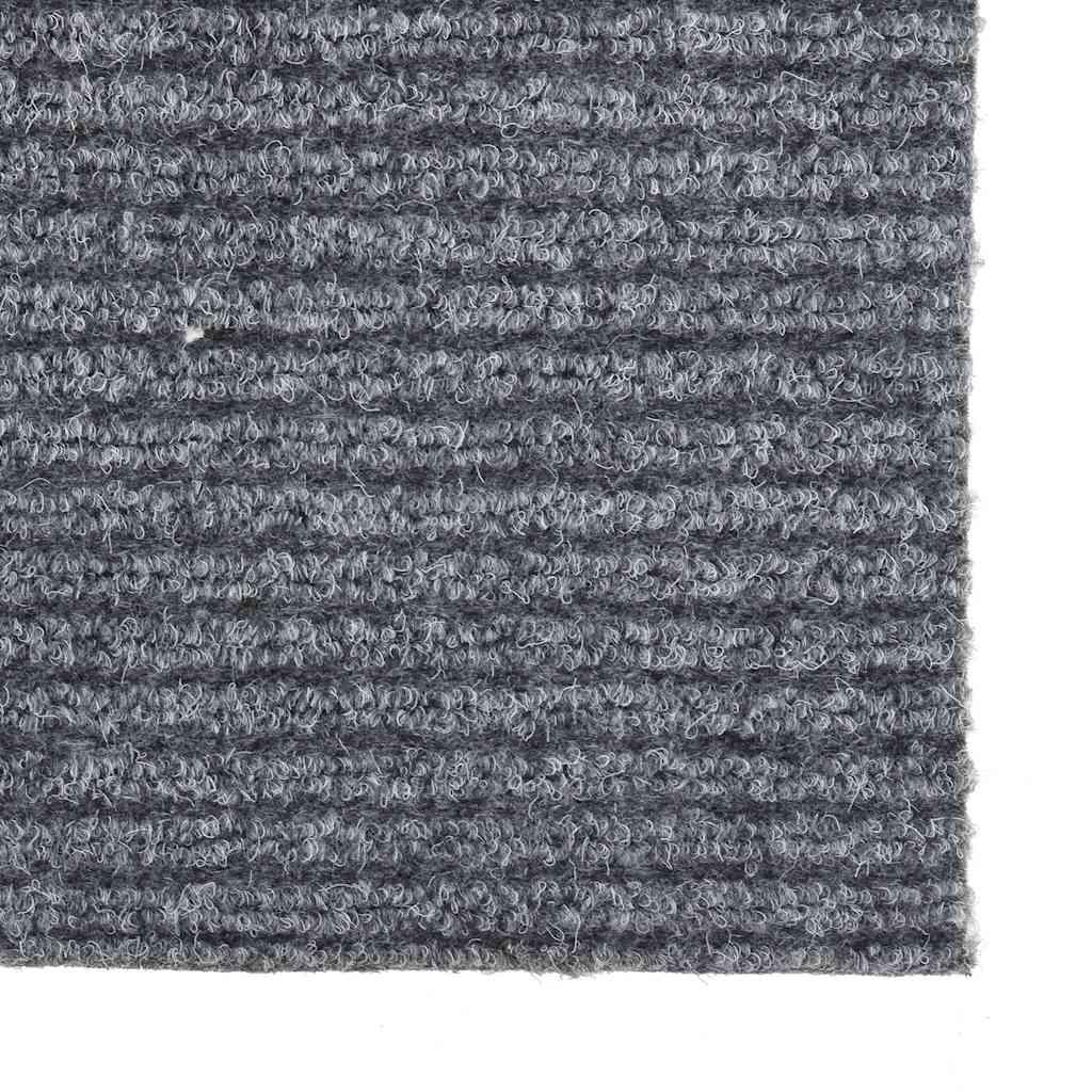 Alfombra de pasillo atrapa suciedad 100x100 cm gris antracita