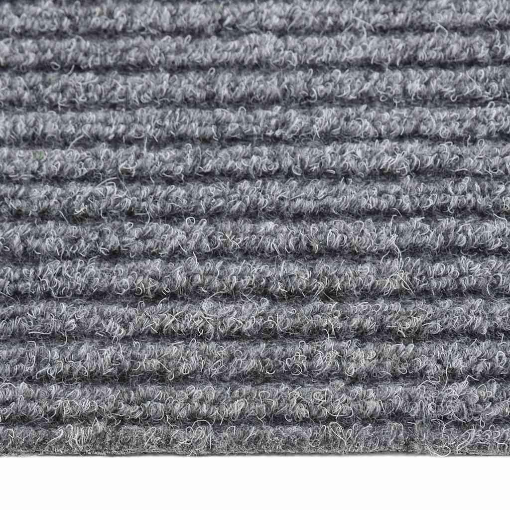 Alfombra de pasillo atrapa suciedad 100x100 cm gris antracita