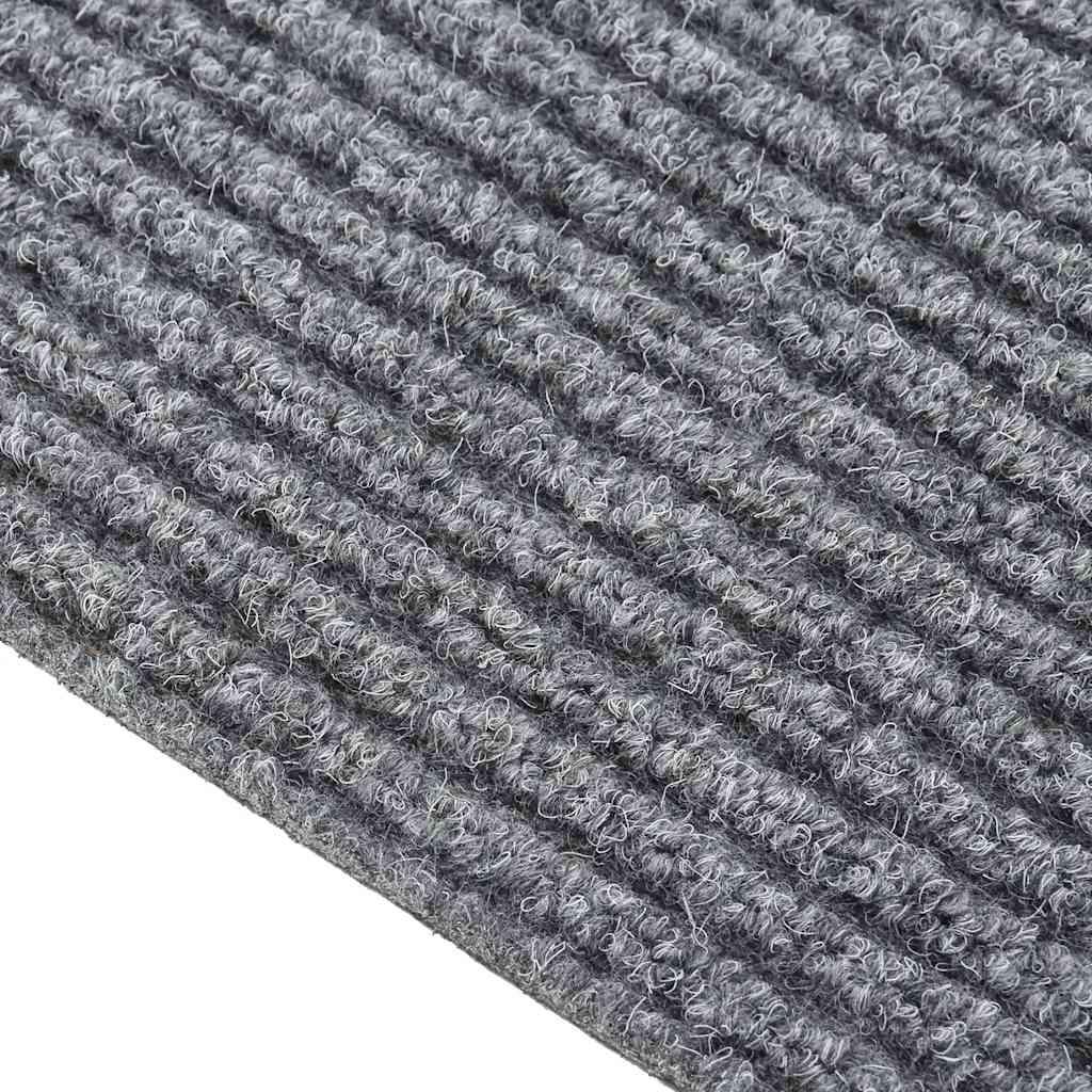 Alfombra de pasillo atrapa suciedad 100x100 cm gris antracita
