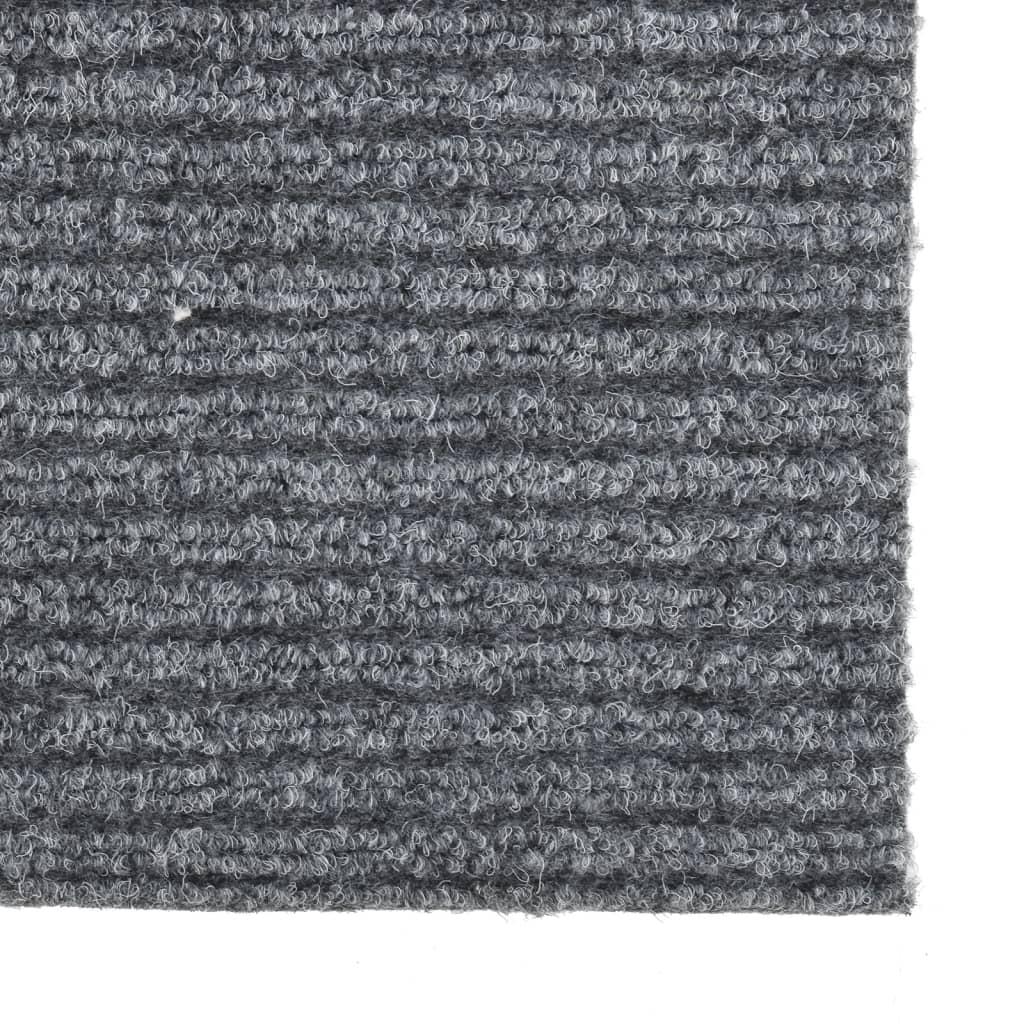 Alfombra de pasillo atrapa suciedad 100x300 cm gris antracita