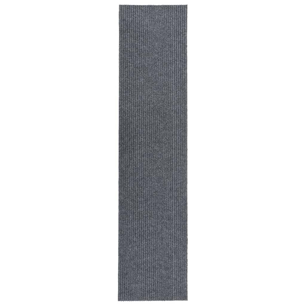 Alfombra de pasillo atrapa suciedad 100x300 cm gris antracita