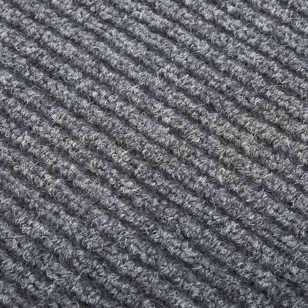 Alfombra de pasillo atrapa suciedad 100x300 cm gris antracita