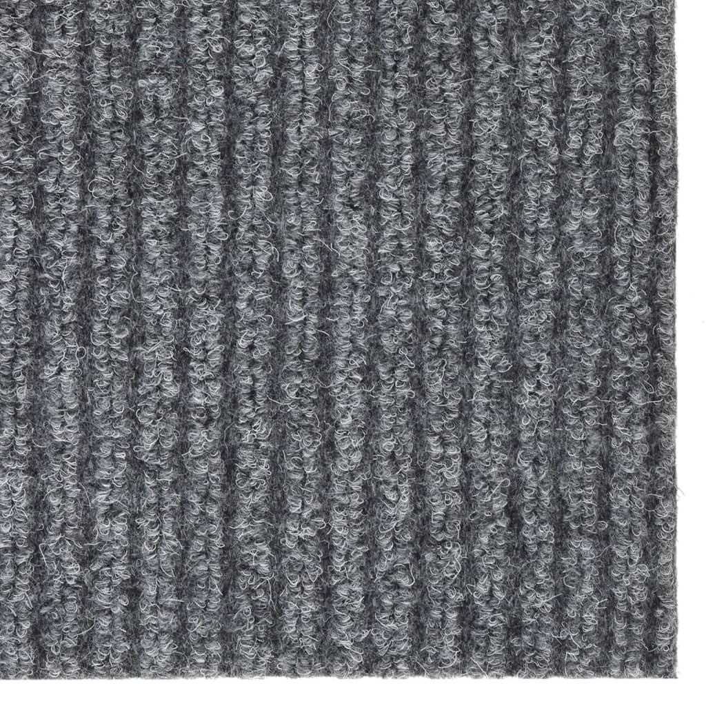 Alfombra de pasillo atrapa suciedad 100x300 cm gris antracita