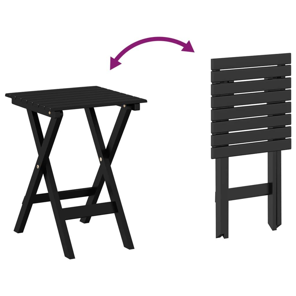 Silla mecedora con mesa plegable madera maciza de álamo blanco