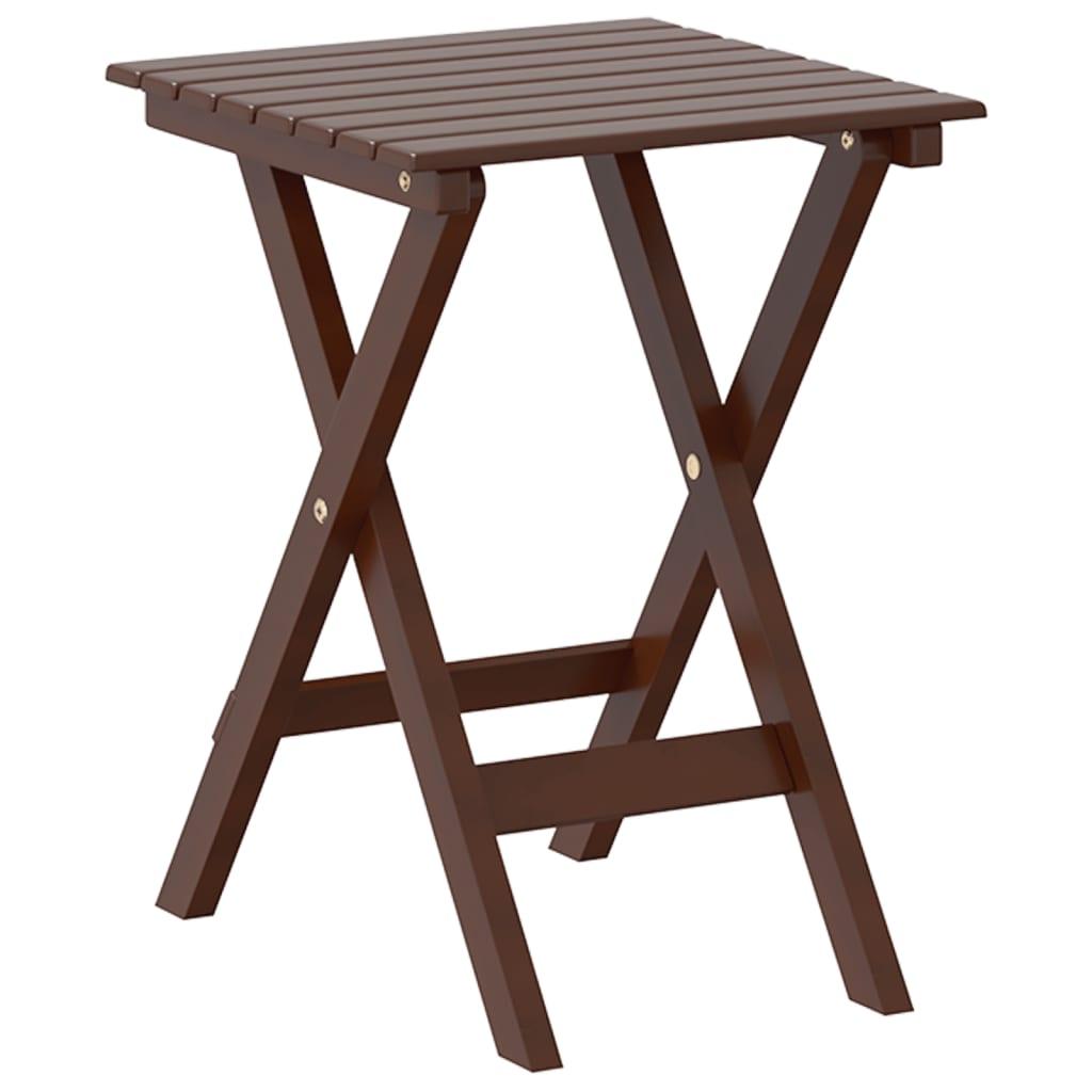 Silla mecedora con mesa plegable madera maciza de álamo