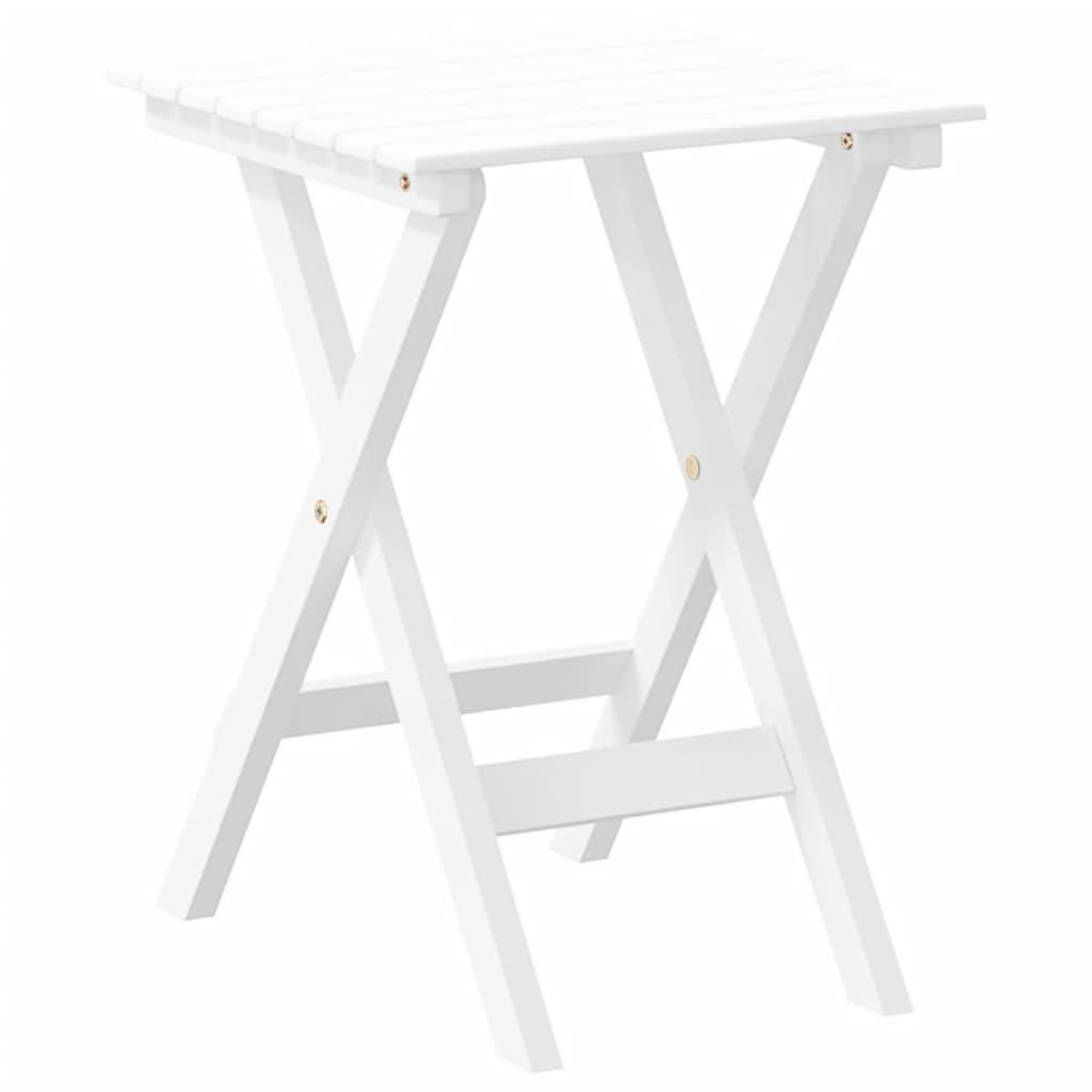 Silla mecedora con mesa plegable madera maciza de álamo