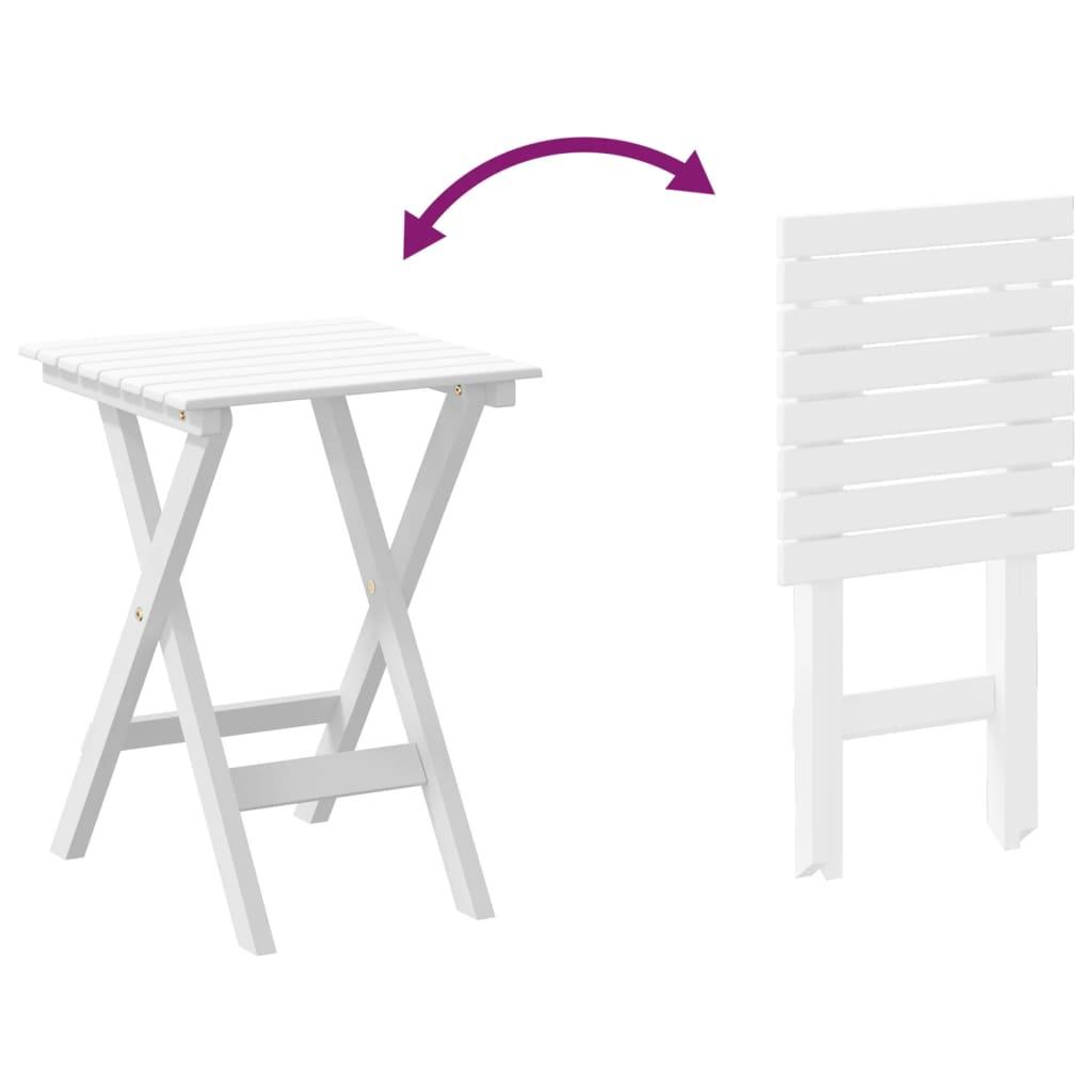 Silla mecedora con mesa plegable madera maciza de álamo