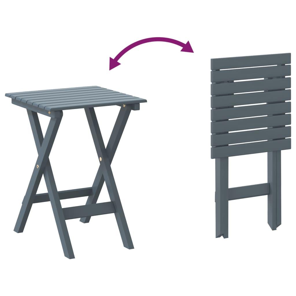 Silla mecedora con mesa plegable madera maciza de álamo blanco