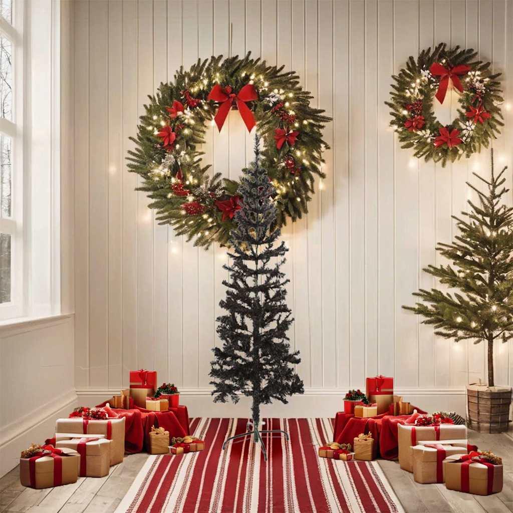 Árbol de Navidad delgado negro