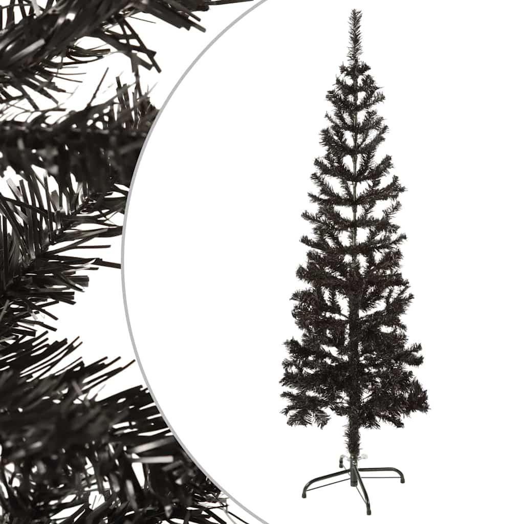 Árbol de Navidad delgado negro