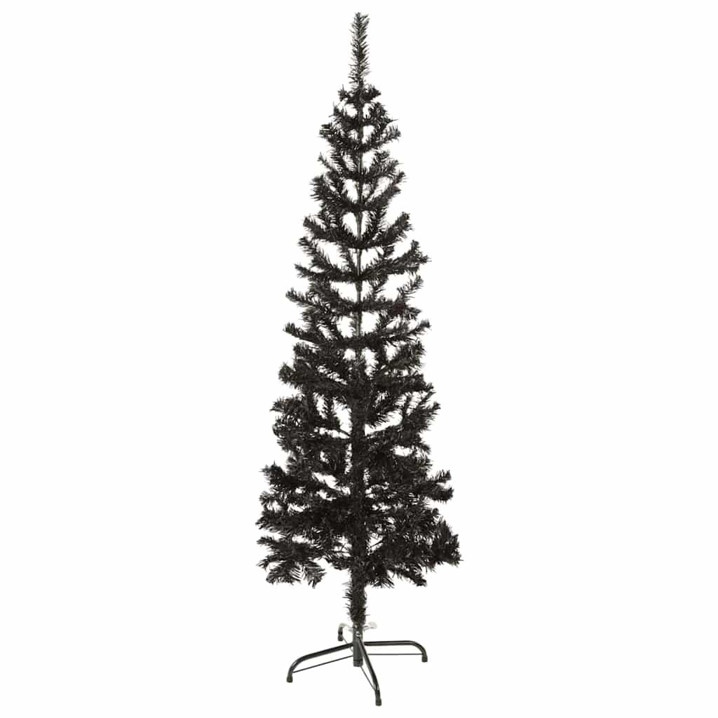 Árbol de Navidad delgado negro