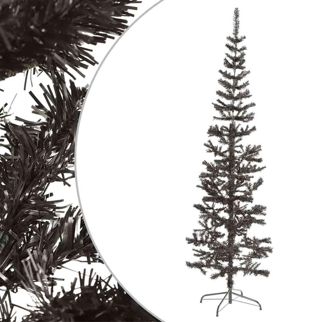 Árbol de Navidad delgado negro