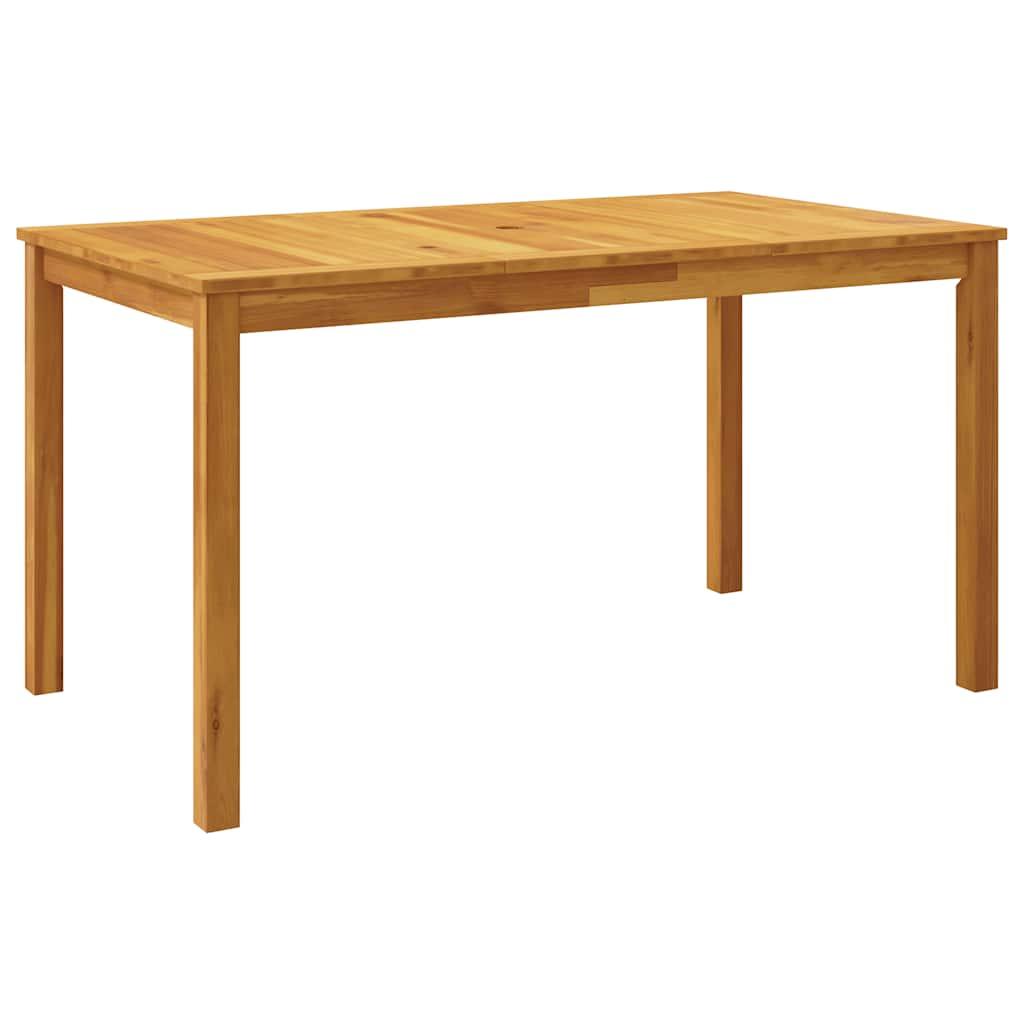 Juego de comedor de jardín 5 piezas madera maciza de acacia