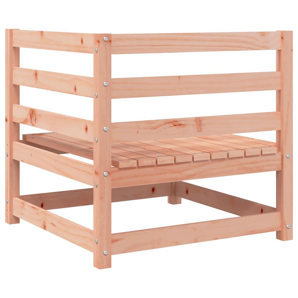 Juego de sofás de jardín 2 pzas madera maciza de abeto Douglas