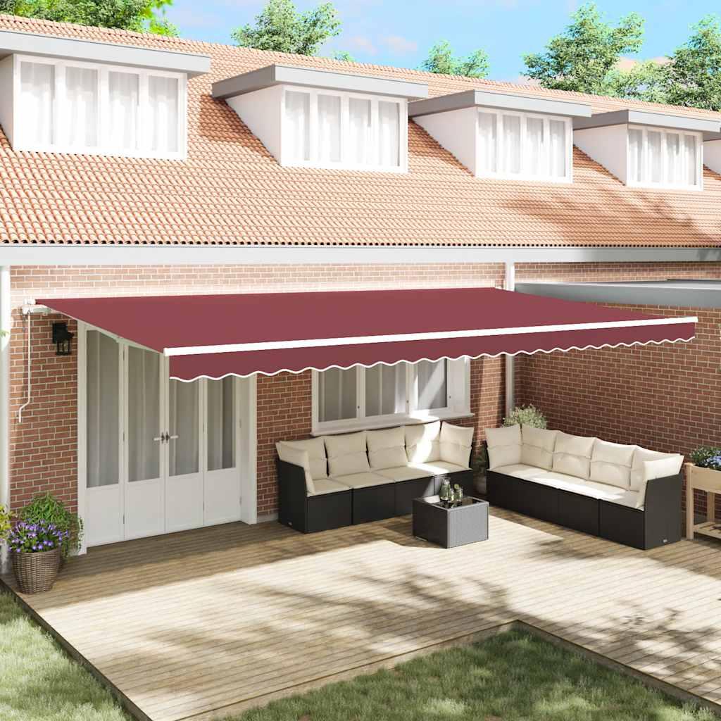 Toldo retráctil automático