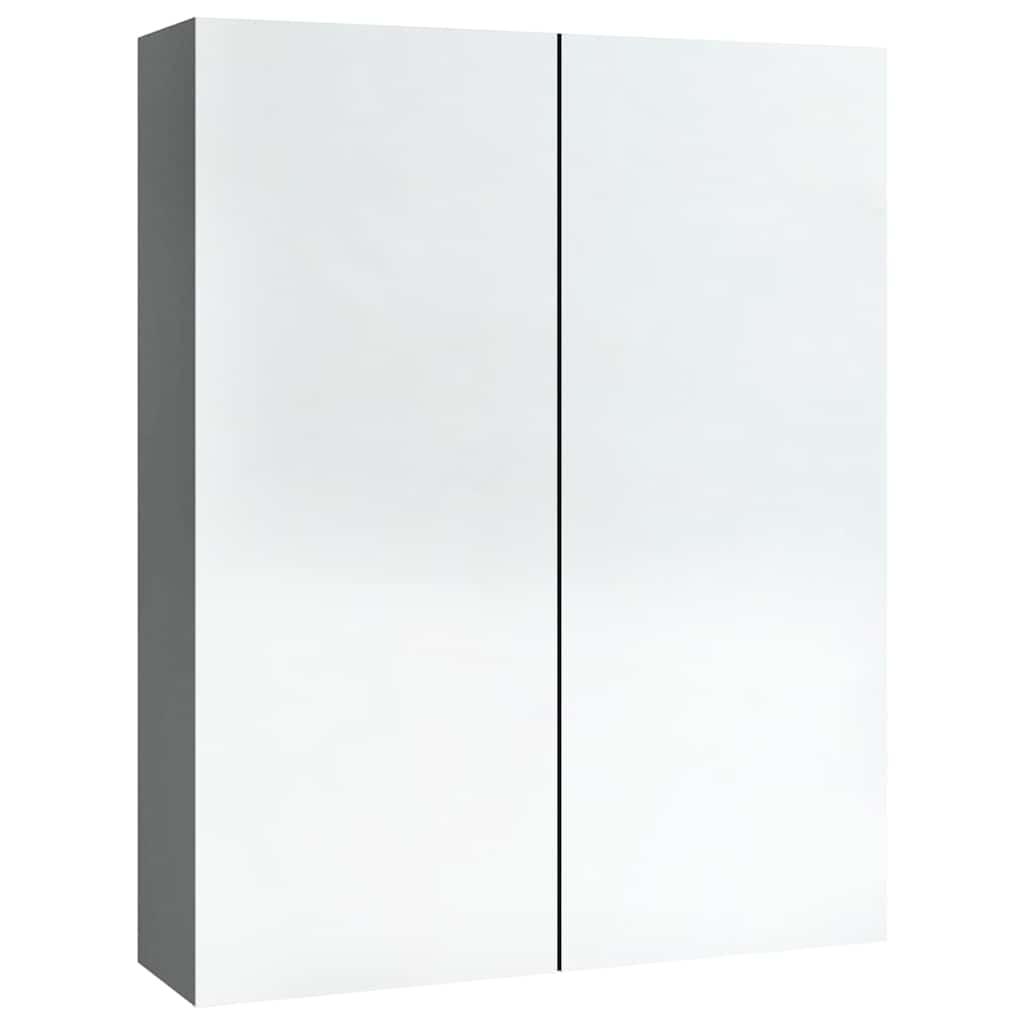 Armario de espejo de baño MDF 60x15x75 cm