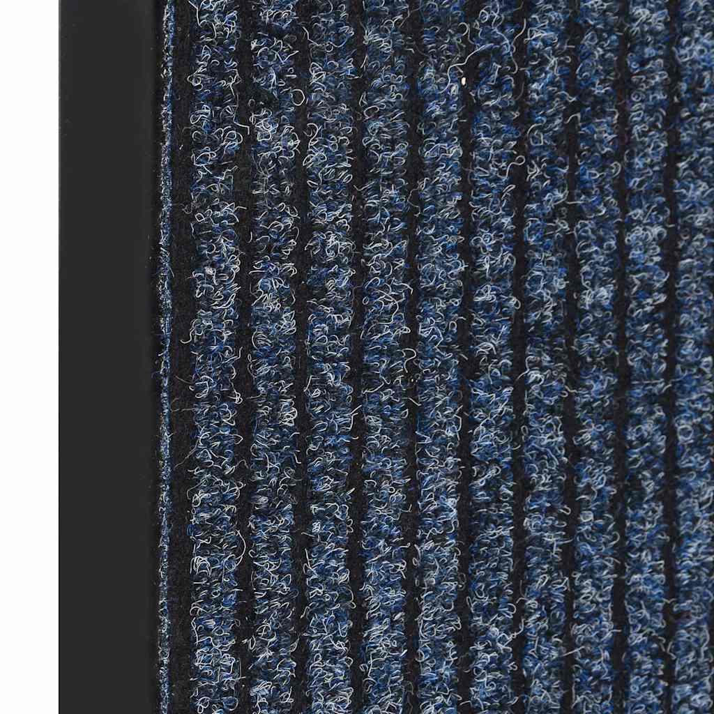 Felpudo de rayas gris antracita 80x120 cm