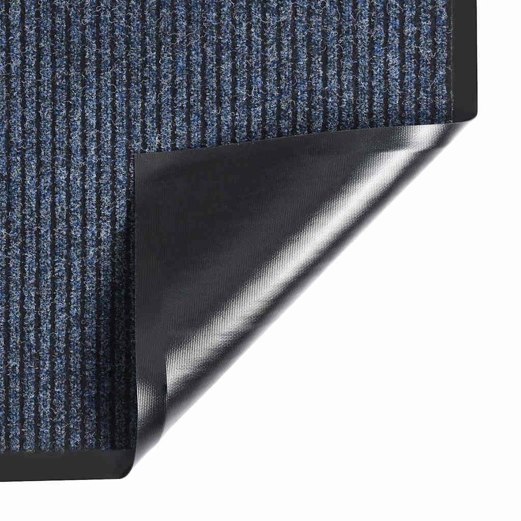 Felpudo de rayas gris antracita 80x120 cm