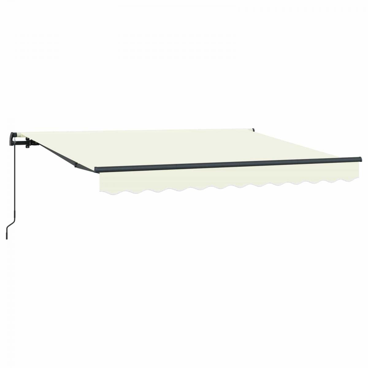 Toldo retráctil de tela