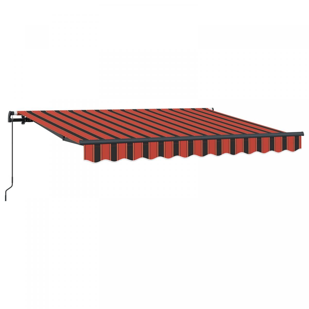 Toldo retráctil de tela