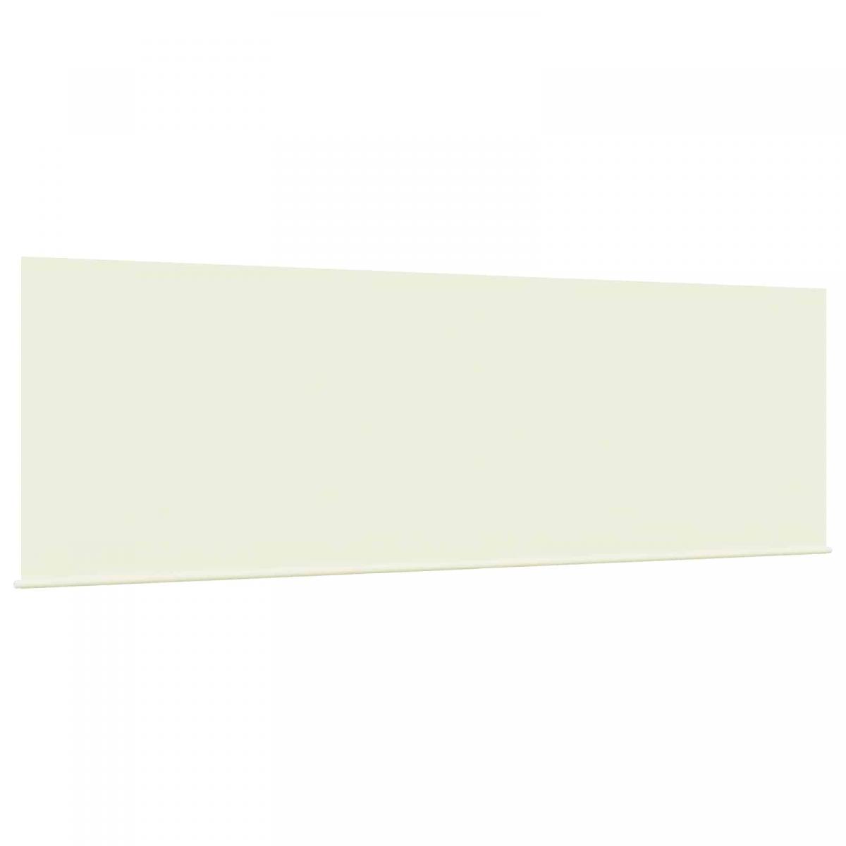 Toldo retráctil Azul y Blanco 400 x 350 cm Poliéster y Aluminio