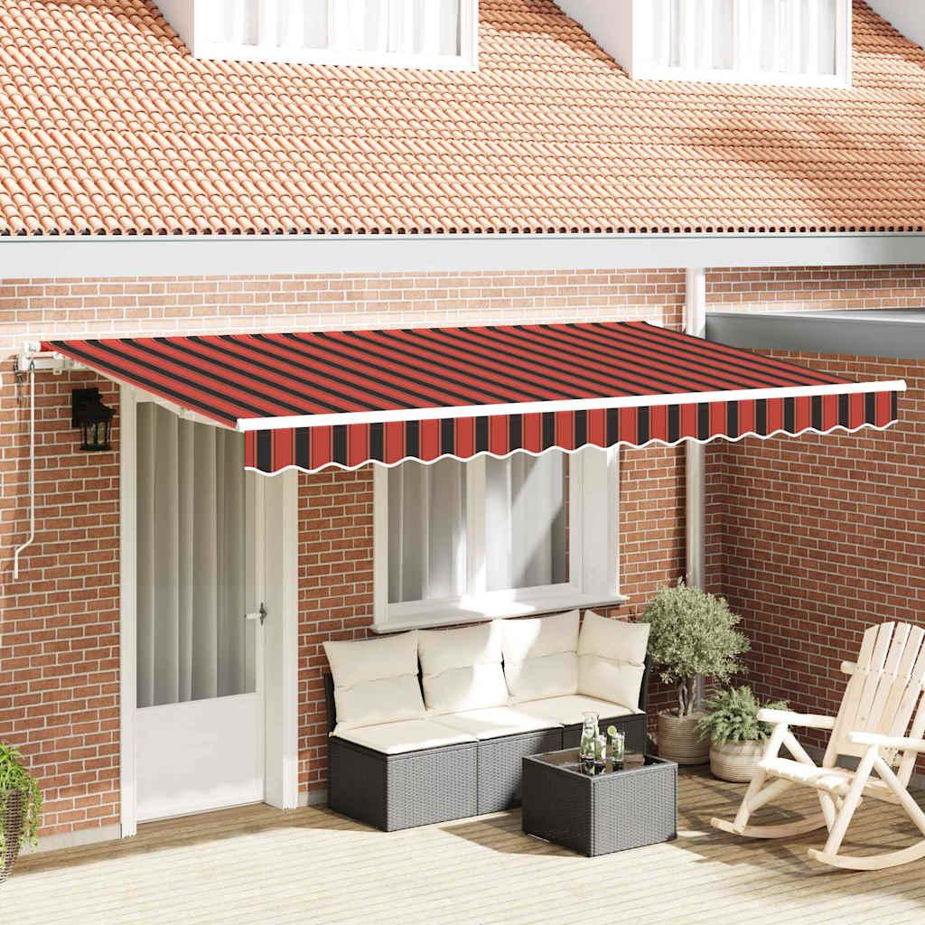 Toldo retráctil de tela