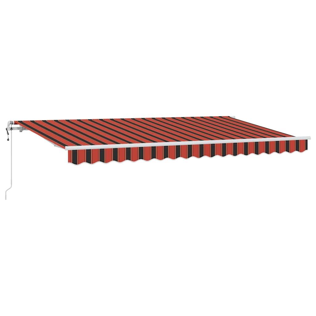 Toldo retráctil de tela