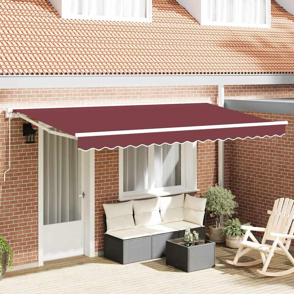 Estructura del Toldo Antracita y Blanco 350 x 200 cm