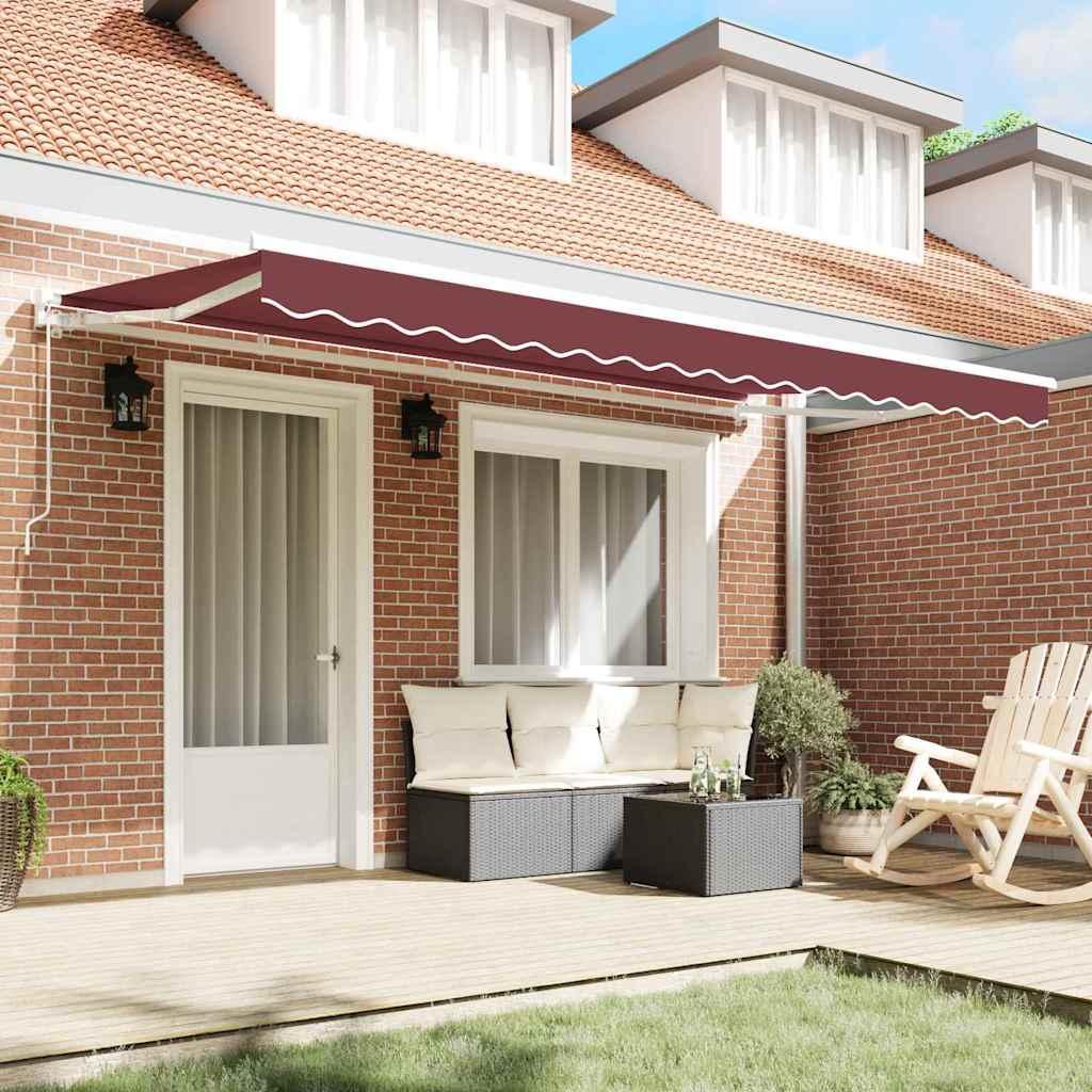 Estructura del Toldo Antracita y Blanco 350 x 200 cm