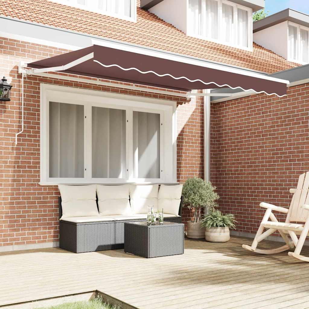 Estructura del Toldo Antracita y Blanco 350 x 200 cm