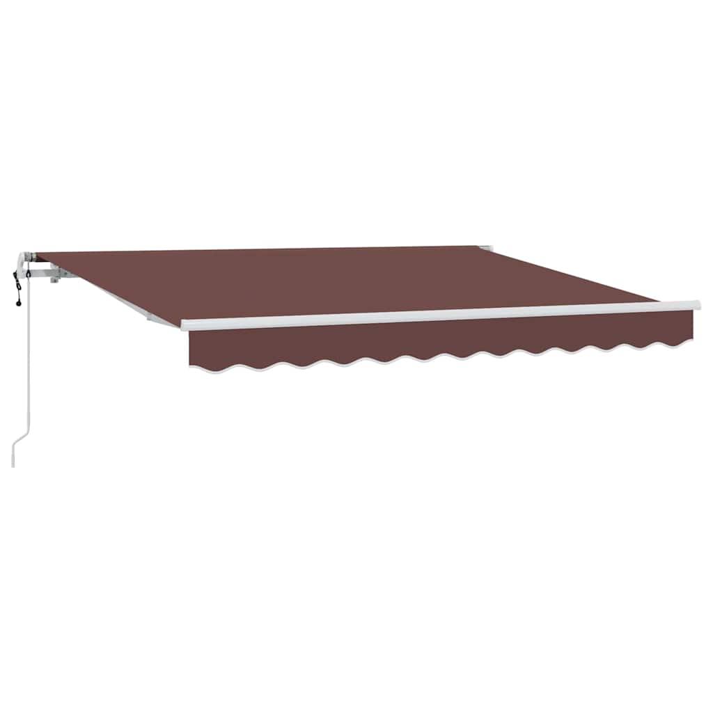 Toldo retráctil de tela