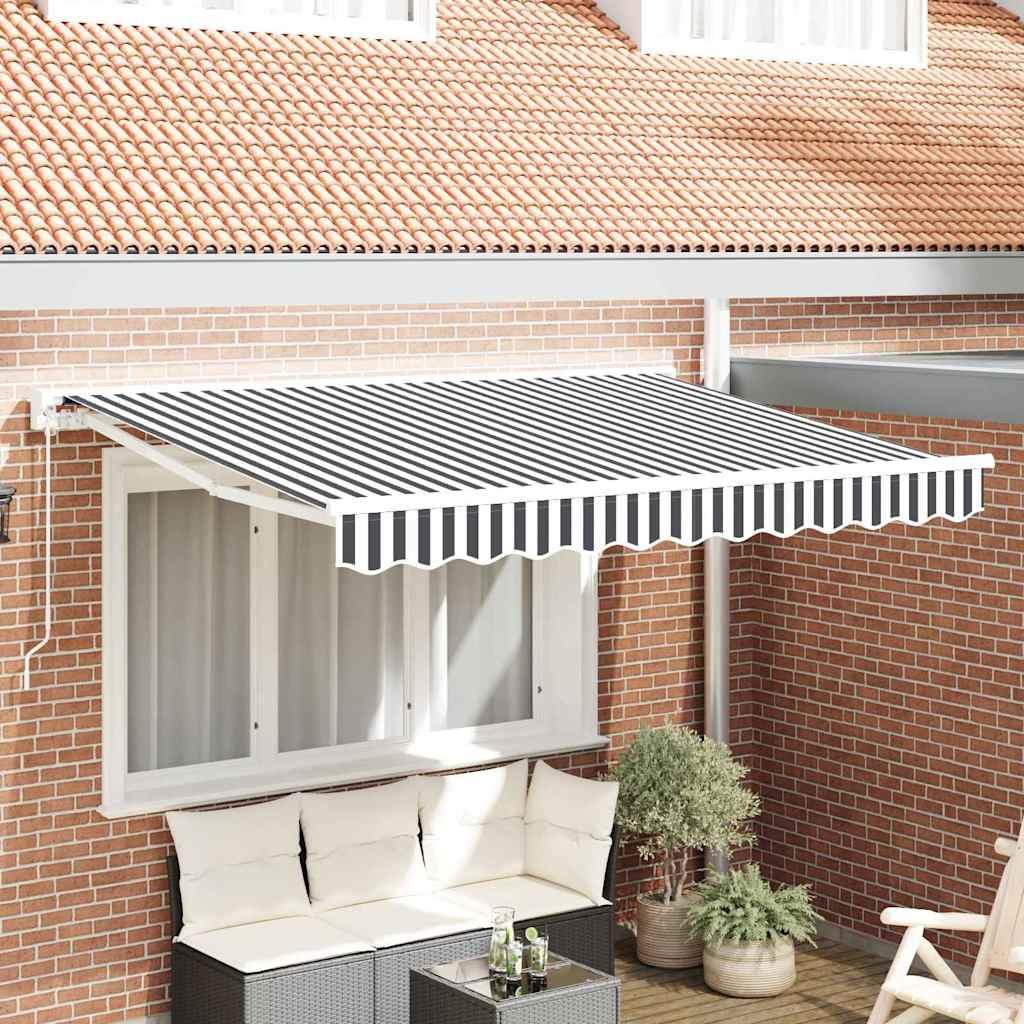 Estructura del Toldo Antracita y Blanco 350 x 200 cm