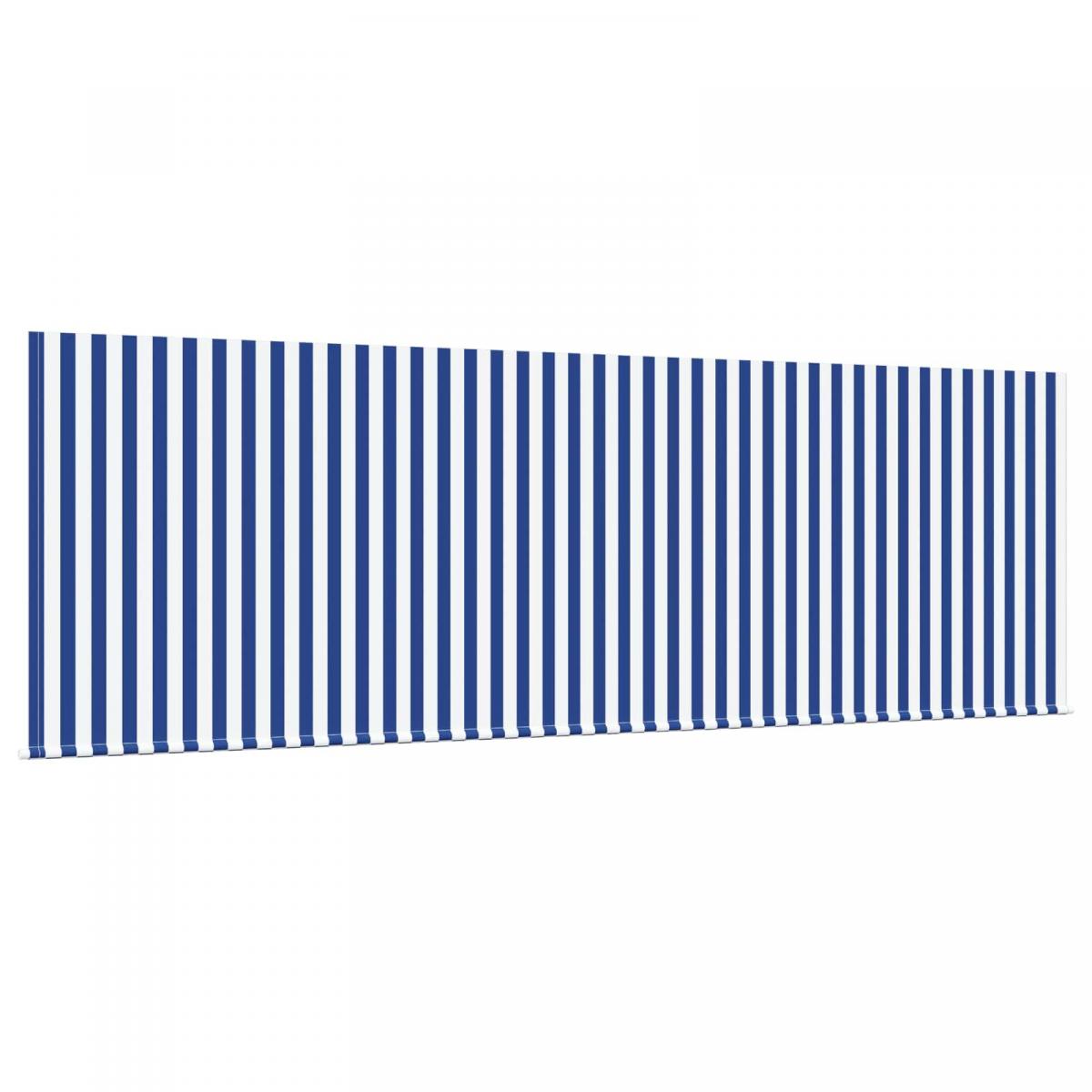 Toldo retráctil Blanco 400 x 350 x 165 cm Poliéster y Aluminio