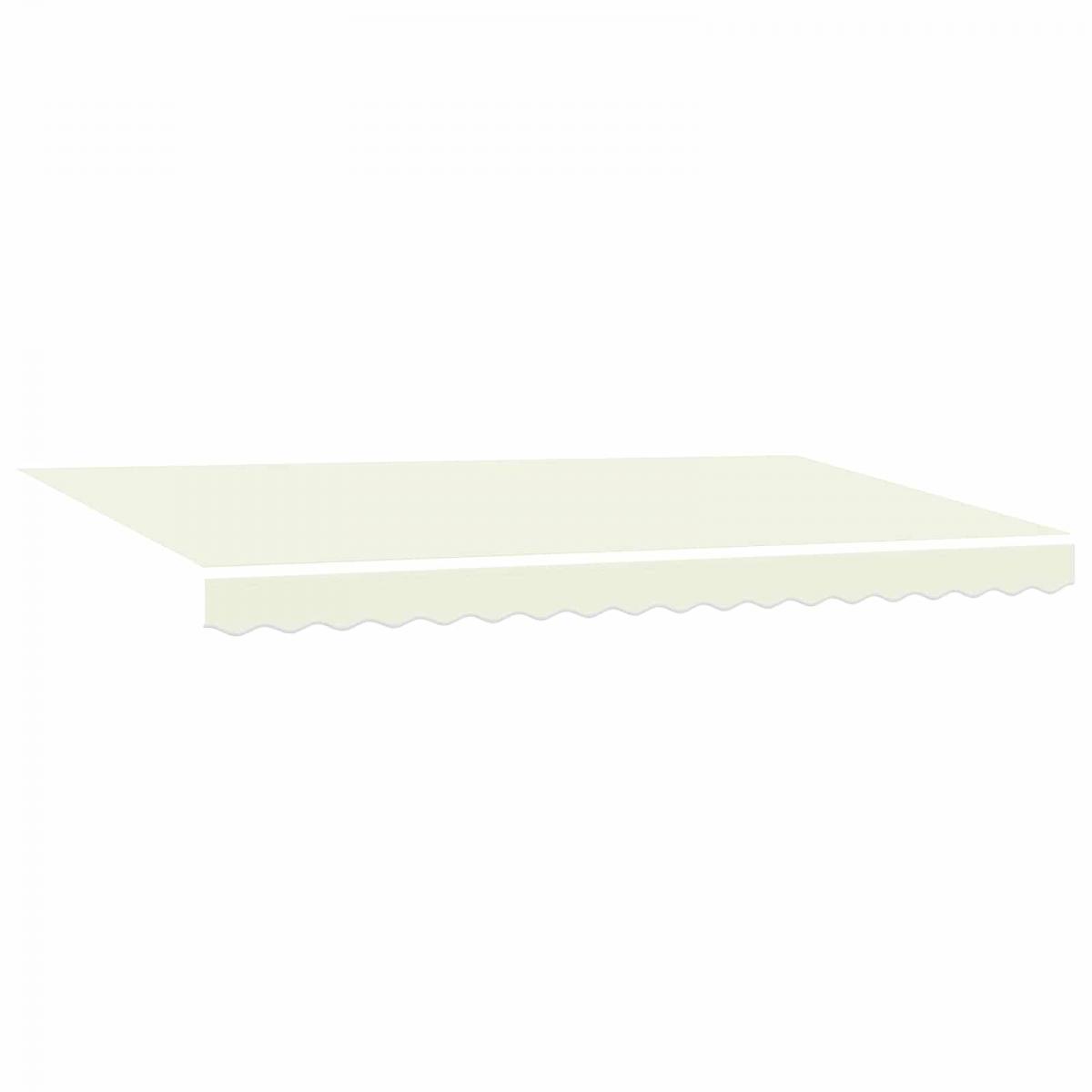 Toldo retráctil Blanco 400 x 350 x 165 cm Poliéster y Aluminio