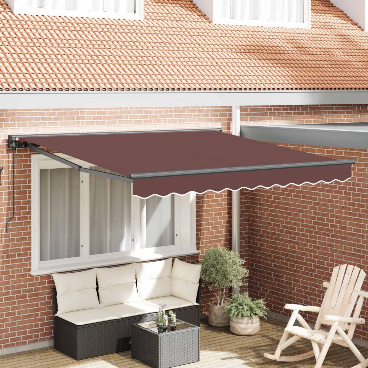 Estructura del Toldo Antracita y Blanco 300 x 250 cm