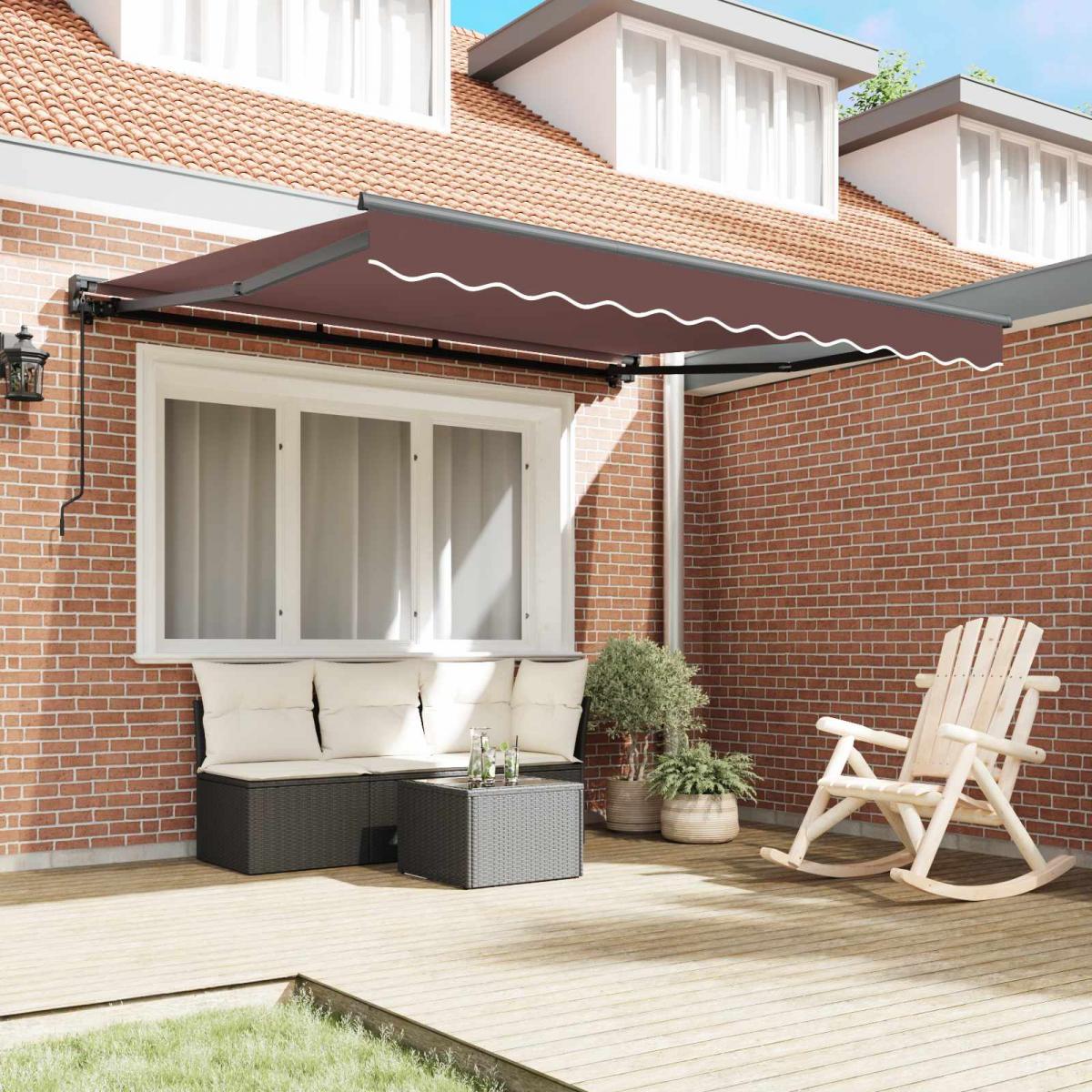 Estructura del Toldo Antracita y Blanco 300 x 250 cm
