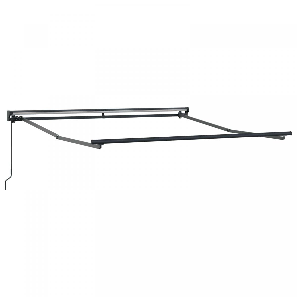 Estructura del Toldo Antracita y Blanco 300 x 250 cm