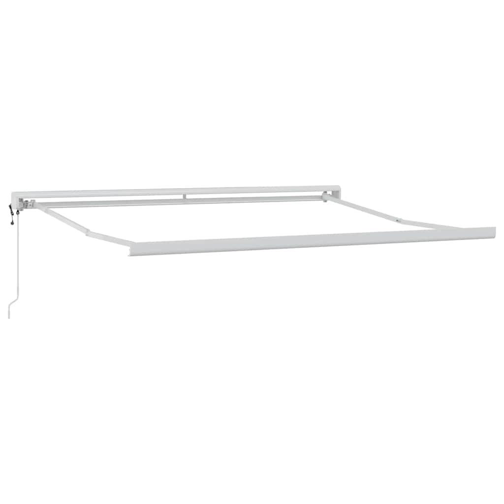 Toldo retráctil de tela y metal