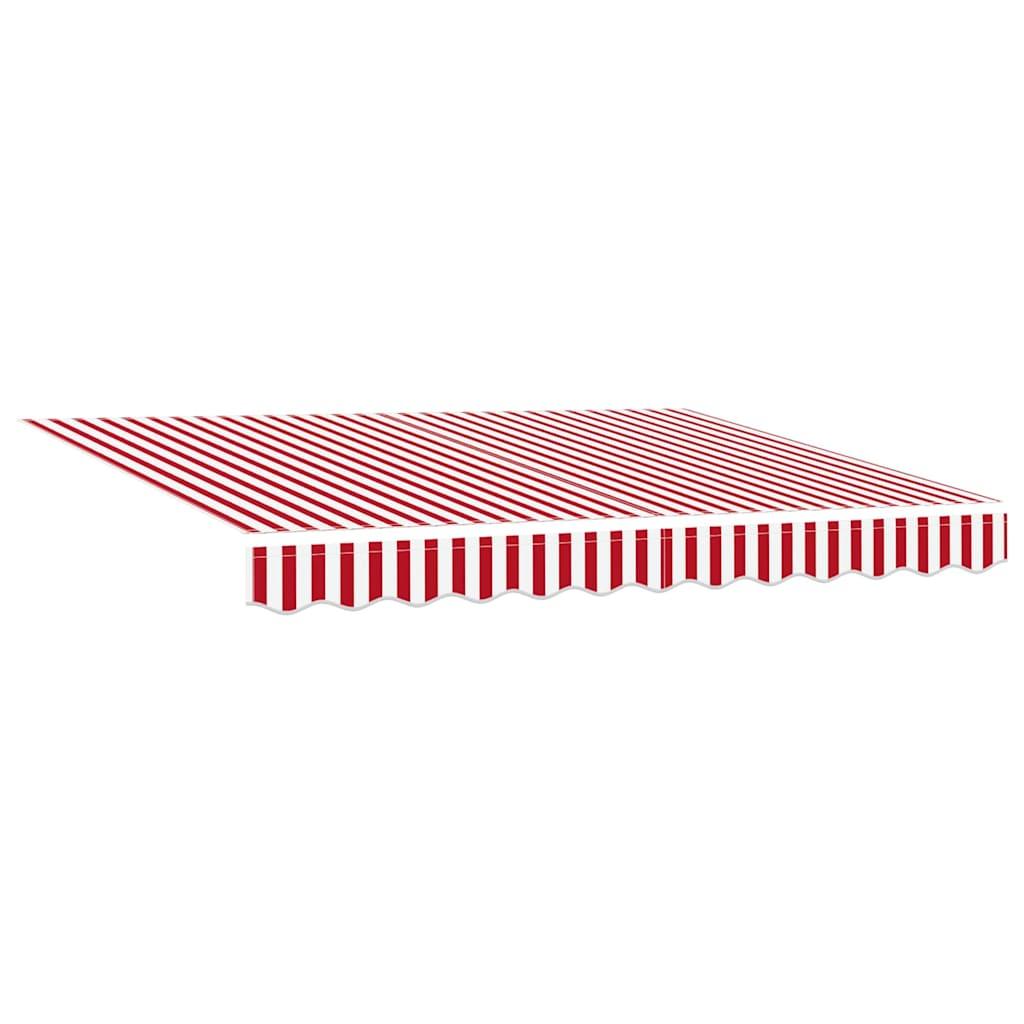 Toldo retráctil Amarillo y Naranja 300 x 250 cm Tela y Aluminio