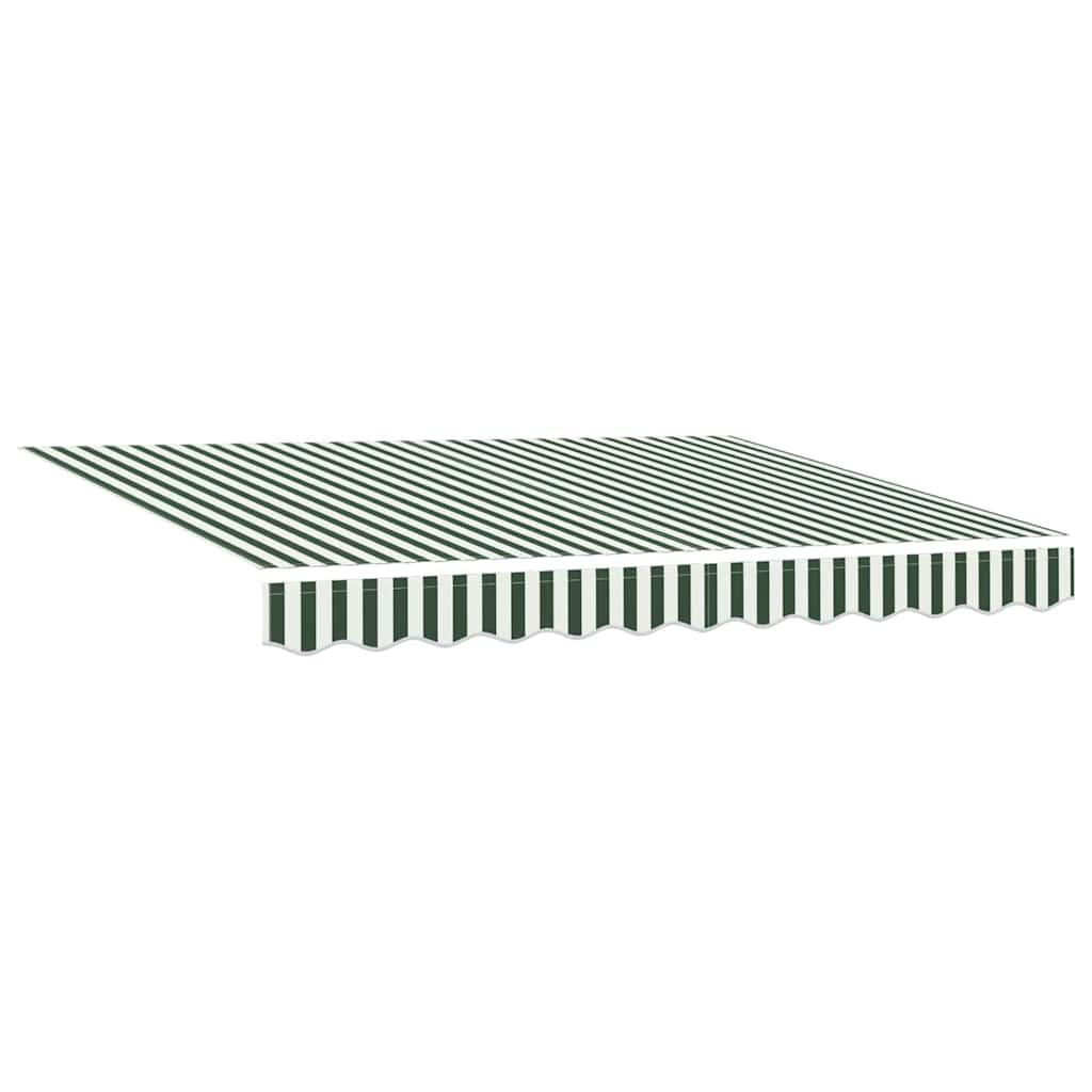 Toldo retráctil Amarillo y Naranja 300 x 250 cm Tela y Aluminio
