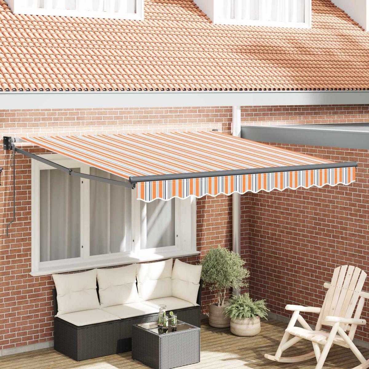 Toldo retráctil Gris Claro 300 x 250 x 165 cm Poliéster y metal