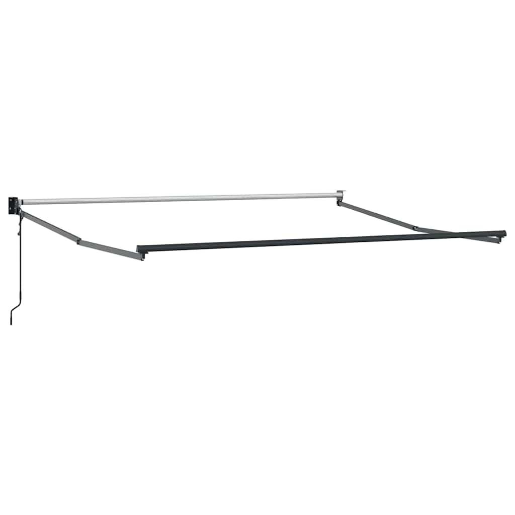 Toldo retráctil Gris Claro 300 x 250 x 165 cm Poliéster y metal