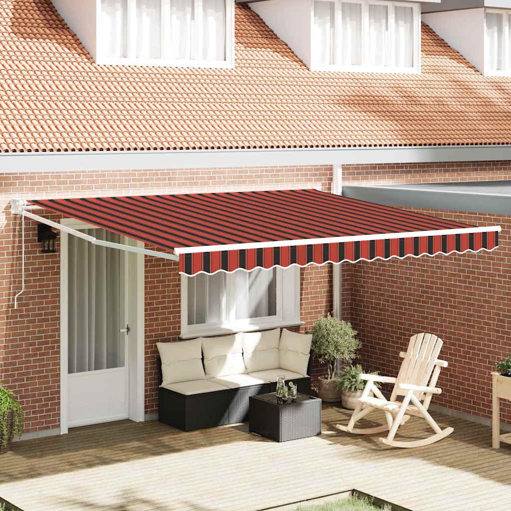 Toldo retráctil Gris Claro 300 x 250 x 165 cm Poliéster y metal