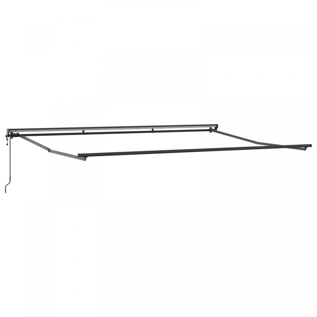 Estructura del Toldo Gris antracita 400 x 200 cm