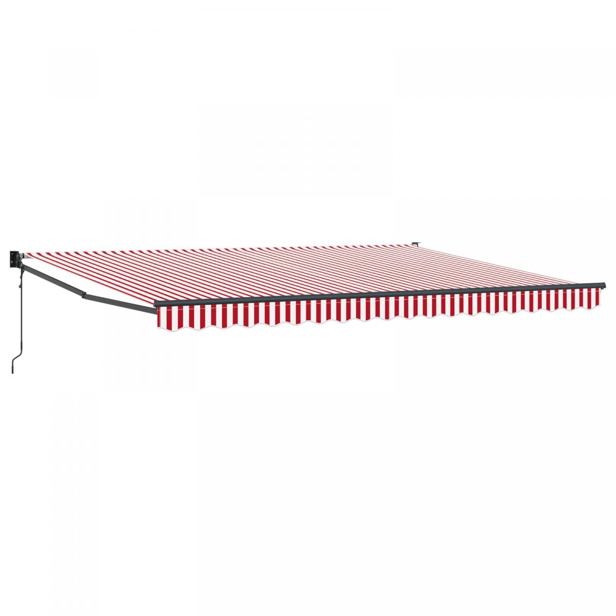Toldo retráctil Gris Claro 300 x 250 x 165 cm Poliéster y metal