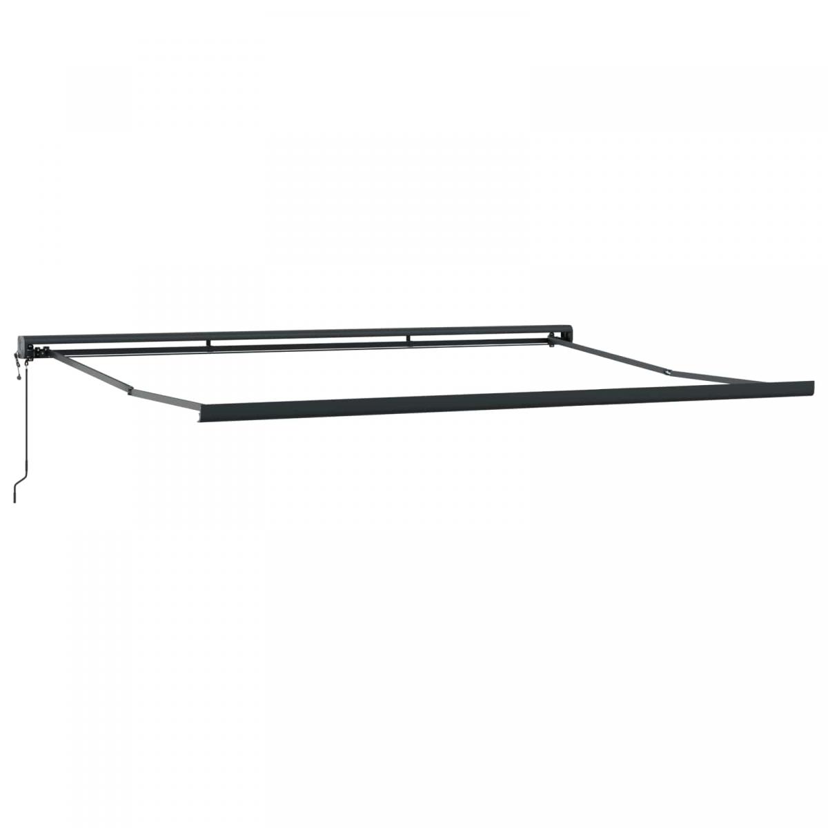 Toldo retráctil Verde y blanco 300 x 250 x 165 cm Tela y Metal