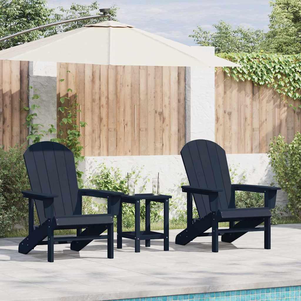 Silla de Jardín 2 uds. Polietileno