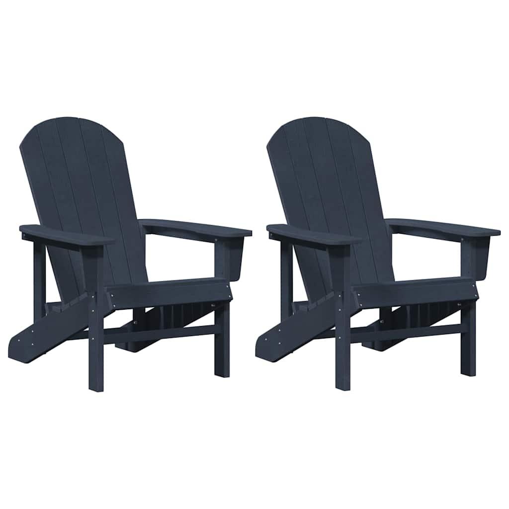 Silla de Jardín 2 uds. Polietileno