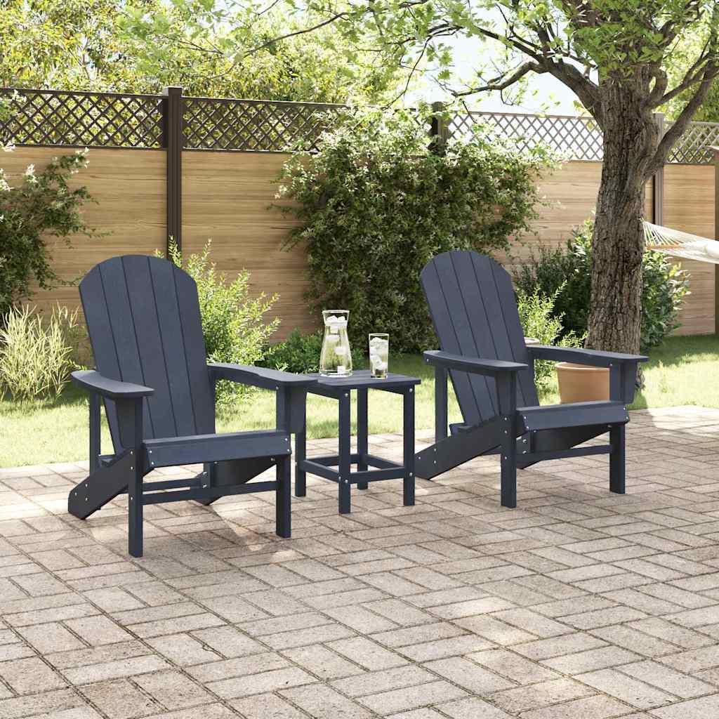 Silla de Jardín 2 uds. Polietileno
